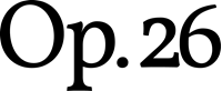 Opus 26 music contractors
